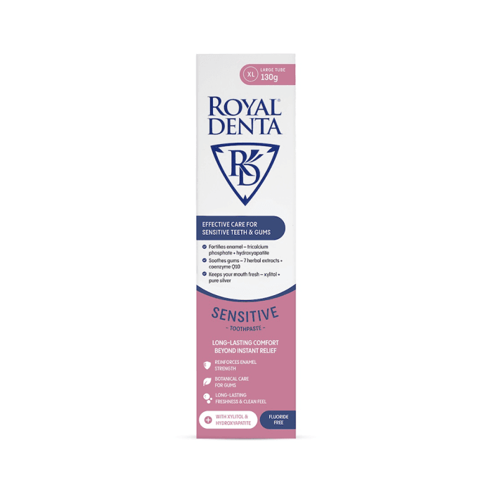 ROYAL DENTA dantų pasta jautriems dantims ir dantenoms SENSITIVE, 130 g-2