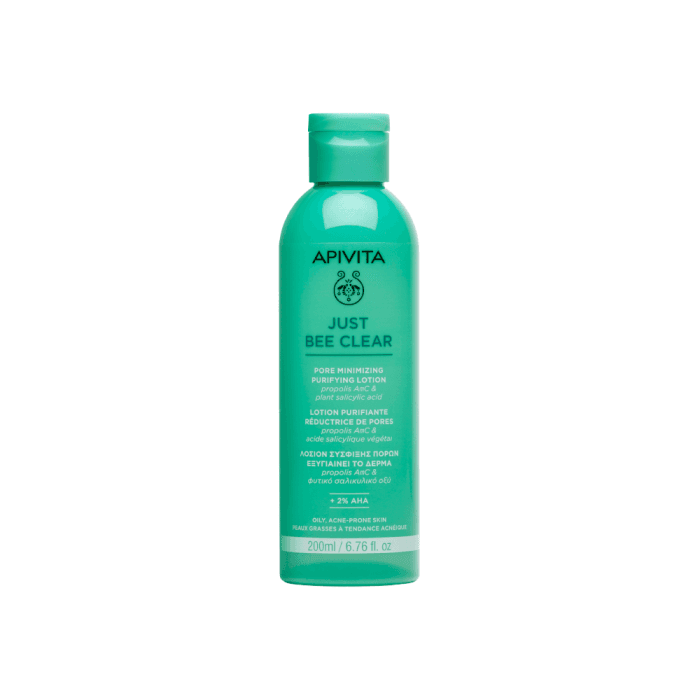 APIVITA, valomasis veido losjonas JUST BEE CLEAR, 200 ml