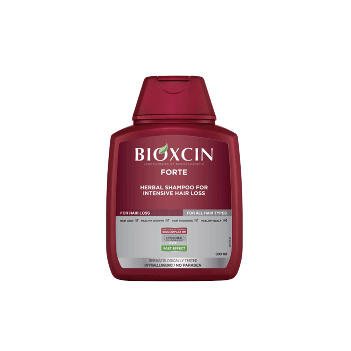 BIOXCIN FORTE šampūnas nuo intensyvaus plaukų slinkimo, 300 ml-1