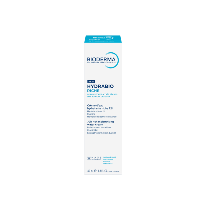 BIODERMA drėkinantis ir maitinantis veido kremas sausai ir labai sausai odai Hydrabio Riche, 40 ml-2