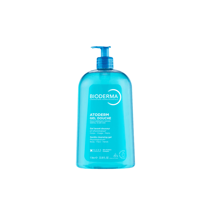 BIODERMA gelinis prausiklis normaliai, sausai ATODERM, 1 l