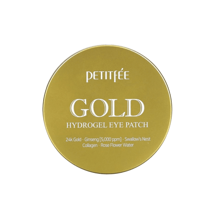 PETITFEE hidrogelinės paakių pagalvėlės su aukso dalelėmis GOLD, 60 vnt.