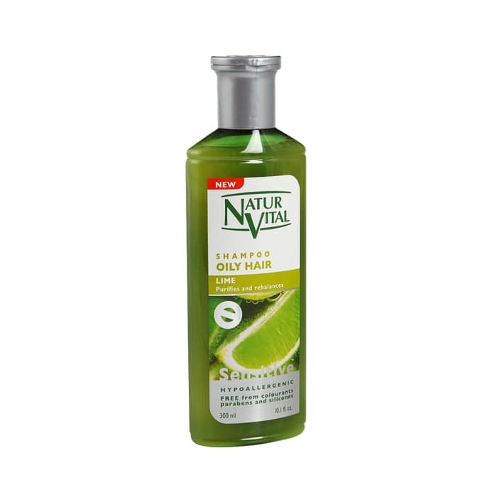 NATUR VITAL riebių plaukų šampūnas su žaliosiomis citrinomis SENSITIVE, LT-EKO-001, 300 ml-1