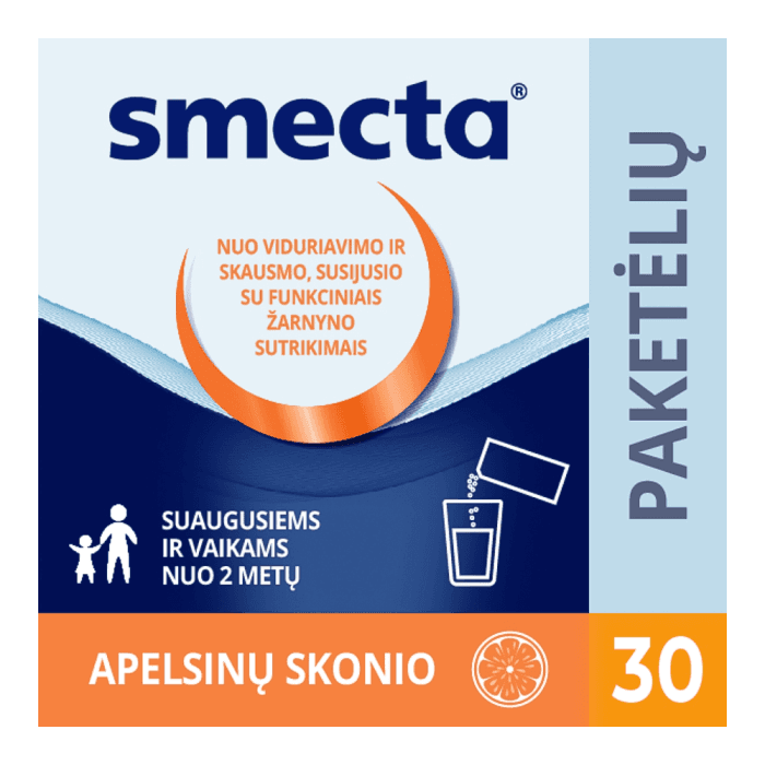 SMECTA 3 g, milteliai geriamajai suspensijai, N30-1