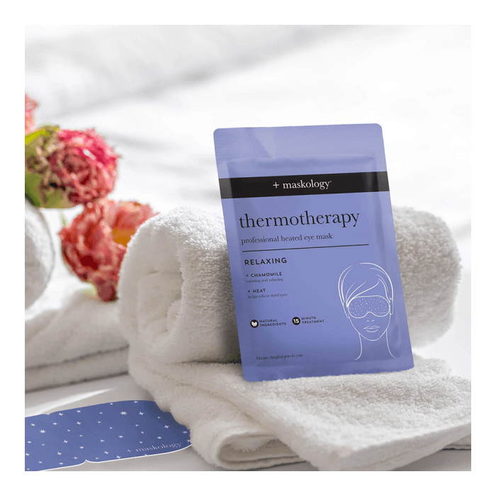 MASKOLOGY šildanti lakštinė paakių kaukė, 16 g-2