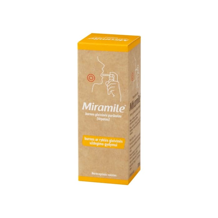 MIRAMILE, 0,1ml/0,35ml/0,05ml/0,3ml/ml, burnos gleivinės purškalas (tirpalas), N1