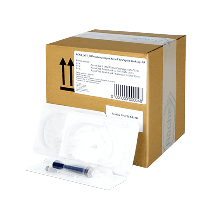 ACCU-CHEK infuzijos rinkinys SPIRIT, Nr. 3, 1 vnt.