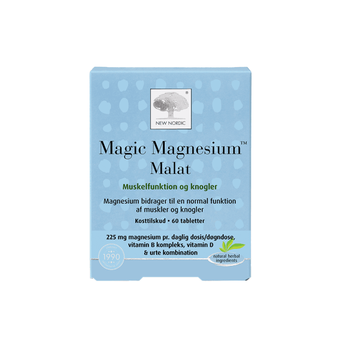 NEW NORDIC MAGIC MAGNESIUM MALAT, 60 tablečių