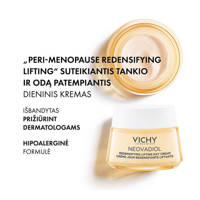 VICHY dieninis stangrinamasis kremas normaliai, mišriai odai NEOVADIOL COMPENSATING COMPLEX, 50 ml-2