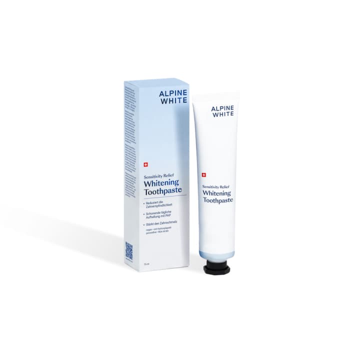 ALPINE WHITE, Sensitivity Relief Balinanti dantų pasta jautrioms dantenoms, 75ml, 75 ml