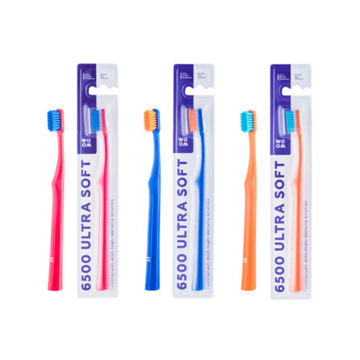 WOOM labai minkštas dantų šepetėlis 6500 ULTRA SOFT, 1 vnt.-1