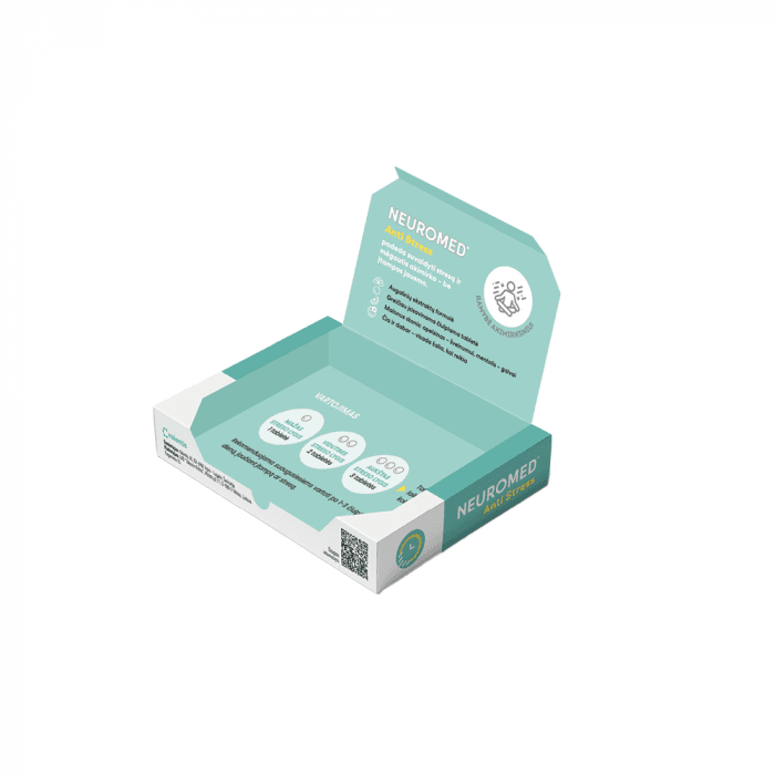 NEUROMED ANTI-STRESS, 20 čiulpiamųjų tablečių-1