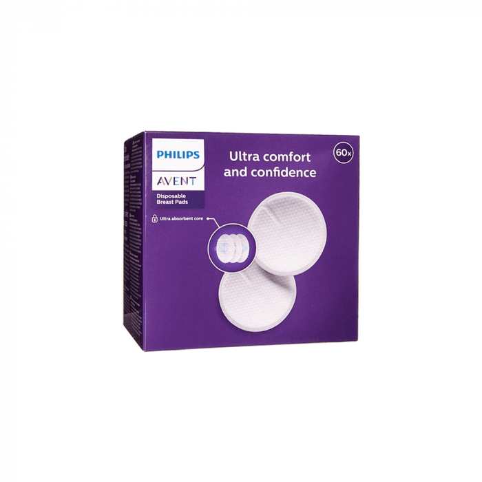 PHILIPS AVENT vienkartiniai įklotai į liemenėlę, 60 vnt.