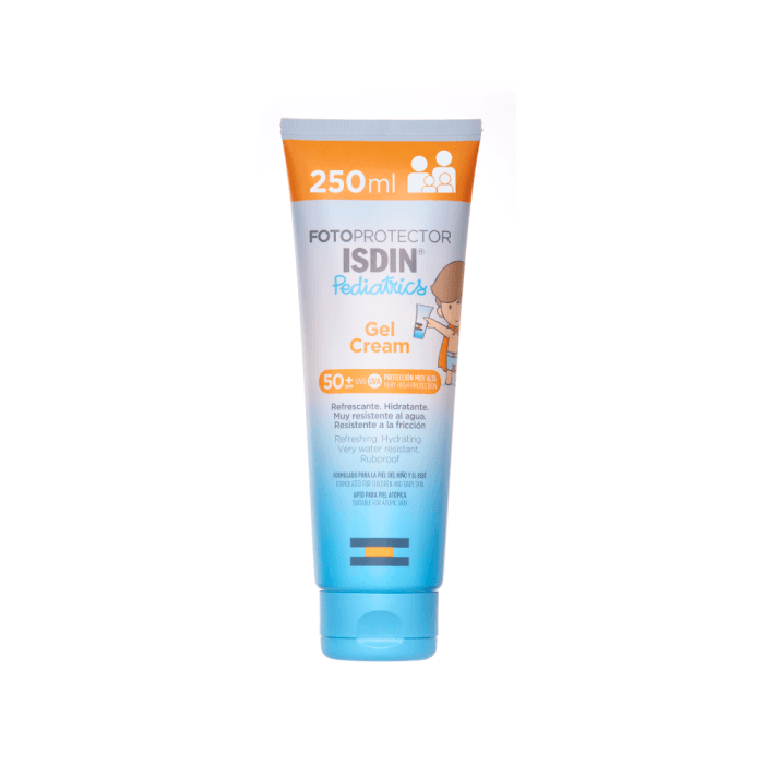 ISDIN apsauginis gelinis kūno kremas FOTOPROTECTOR FAMILY, SPF 50+, nuo 6 mėn., 250 ml
