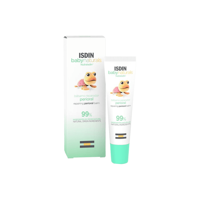 ISDIN apsauginis sudirgusios odos aplink burną balzamas BABYNATURALS PERIORAL, 15 ml