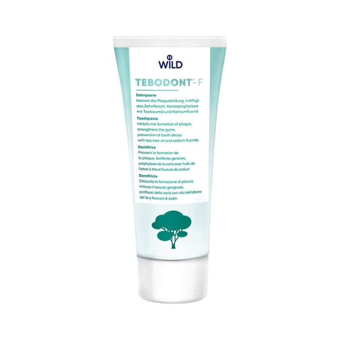 DR. WILD dantų pasta su arbatmedžio aliejumi TEBODONT, nuo 6 m., 75 ml
