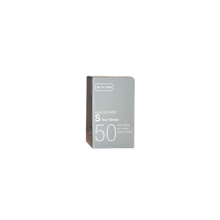 GLUCOCARD S diagnostinės juostelės gliukozės kiekiui nustatyti (nekalibruojamos), 50 vnt.