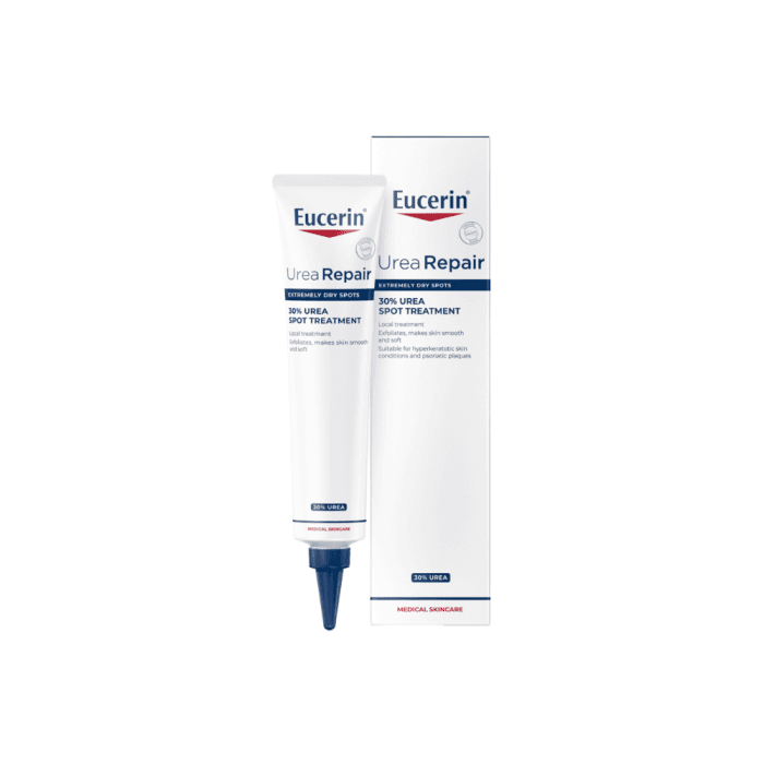 EUCERIN kremas lokalizuotoms sausos odos sritims su 30 % šlapalo UREA REPAIR, 75 ml