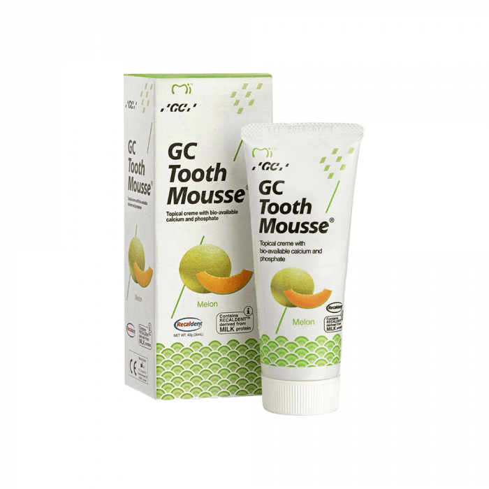 Dantų kremas GC Tooth Mousse, melionų skonio, 35 ml