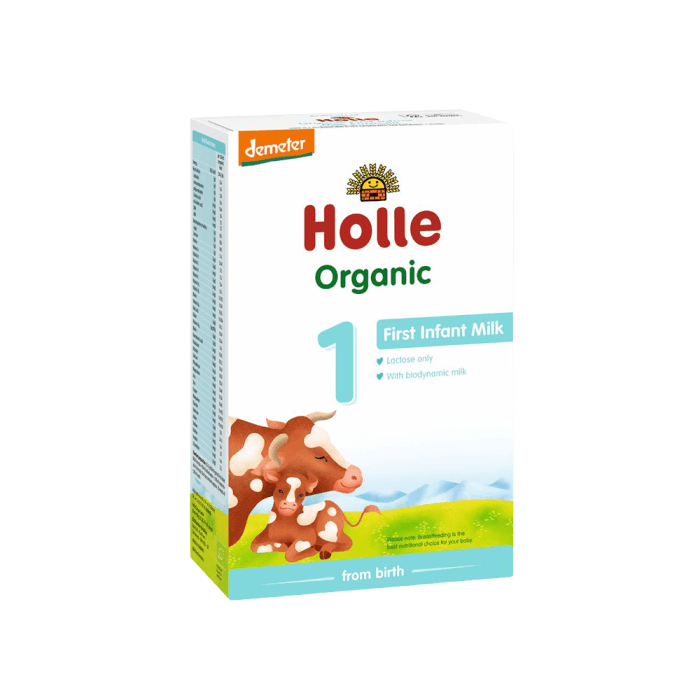 HOLLE ekologiškas pradinio maitinimo pieno mišinys kūdikiams Nr. 1, nuo gimimo, LT-EKO-001, 400 g