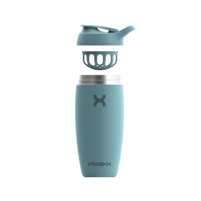 PROMIXX Gertuvė Stainless Steel Shaker Bottle - Ocean Calm Blue 550ml, 1 vnt.-2