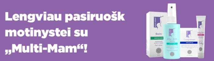 Lengviau pasiruošk motinystei su „Multi-Mam“!
