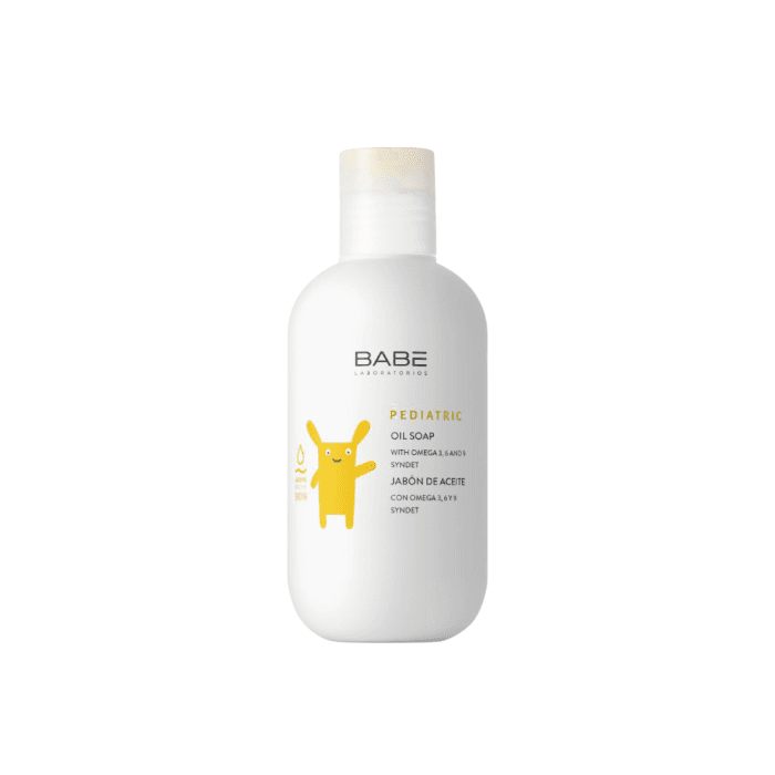 BABÉ aliejinis prausiklis sausai, atopinei kūdikių ir vaikų kūno odai PEDIATRIC, 200 ml
