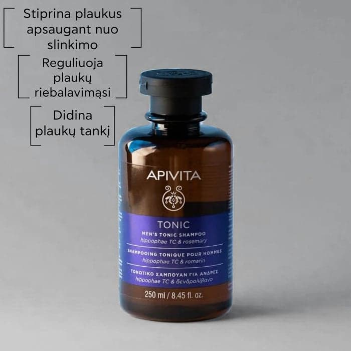 APIVITA tonizuojamasis šampūnas vyrams, 250 ml-1