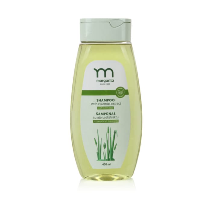 MARGARITA šampūnas su ajerų ekstraktu nuo plaukų slinkimo, 400 ml
