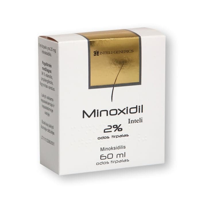 MINOXIDIL INTELI, 20 mg/ml, odos tirpalas, N1-1