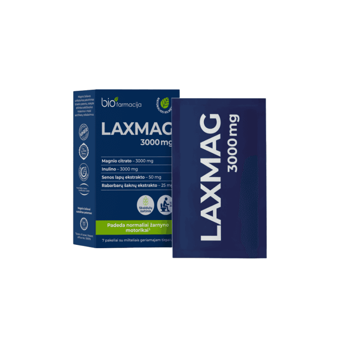 LAXMAG 3000 MG, 7 pakeliai