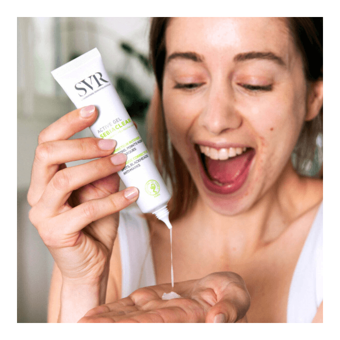 SVR veido kremas-gelis į aknę linkusiai odai SEBIACLEAR ACTIVE GEL, 40 ml, 40 ml-1