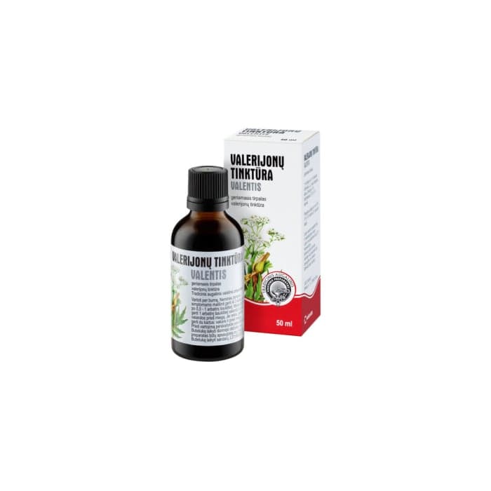 VALERIJONŲ TINKTŪRA VALENTIS, 1ml/ml, 50 ml, Geriamasis tirpalas, N1