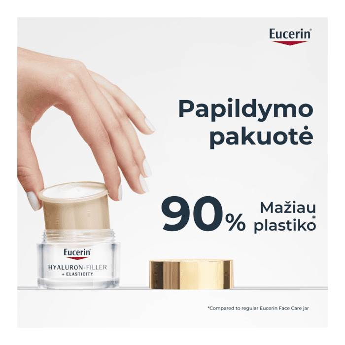 EUCERIN naktinis kremas brandžiai odai HYALURON-FILLER + ELASTICITY, papildymo pakuotė, 50 ml-2