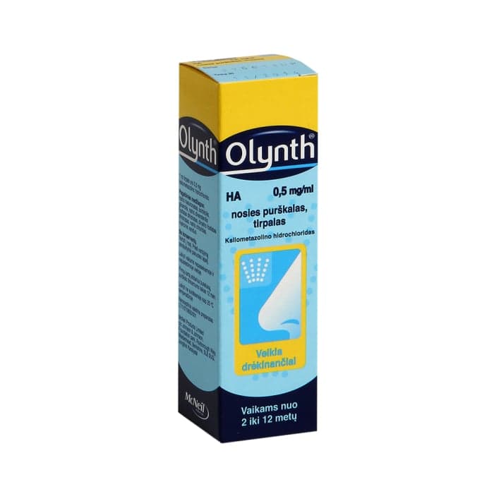 Olynth HA, 0,5mg/ml, 10 ml, nosies purškalas (tirpalas), N1-1