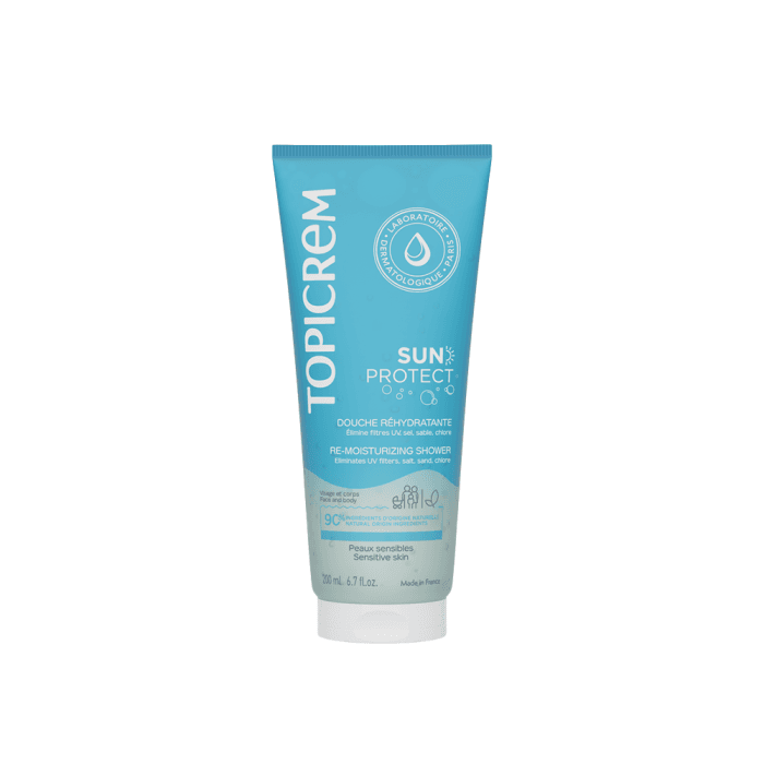 TOPICREM dušo želė po saulės SUN PROTECT, 200 ml