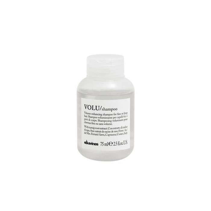 DAVINES, plaukų apimtį didinantis šampūnas ploniems ir silpniems plaukams, VOLU, 75 ml