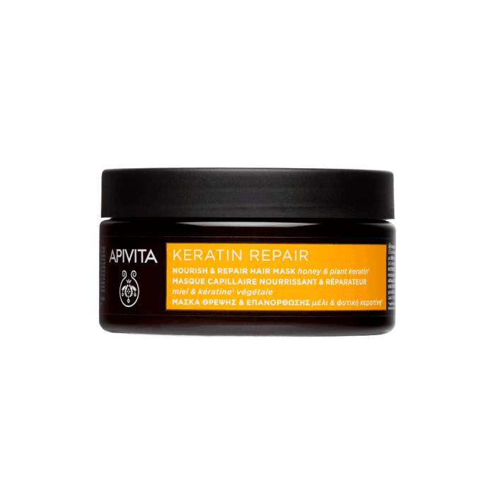 APIVITA, kaukė plaukų, su keratinu, maitinamoji/atkuriamoji, 200 ml