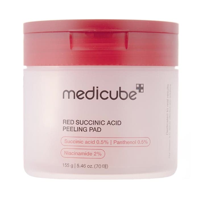 MEDICUBE RED SUCCINIC AND PEELING veido padeliai, 155 g