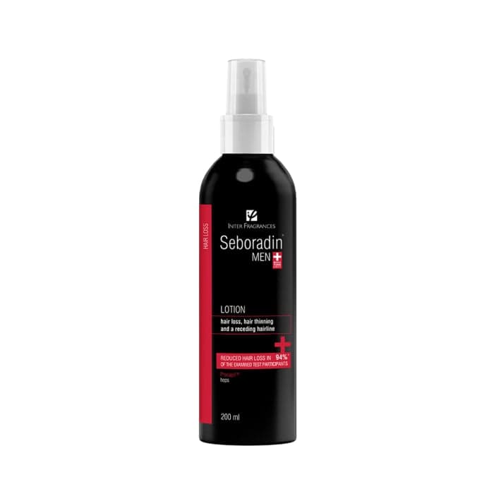 SEBORADIN losjonas vyrams nuo plaukų slinkimo ir plikimo MEN, 200 ml