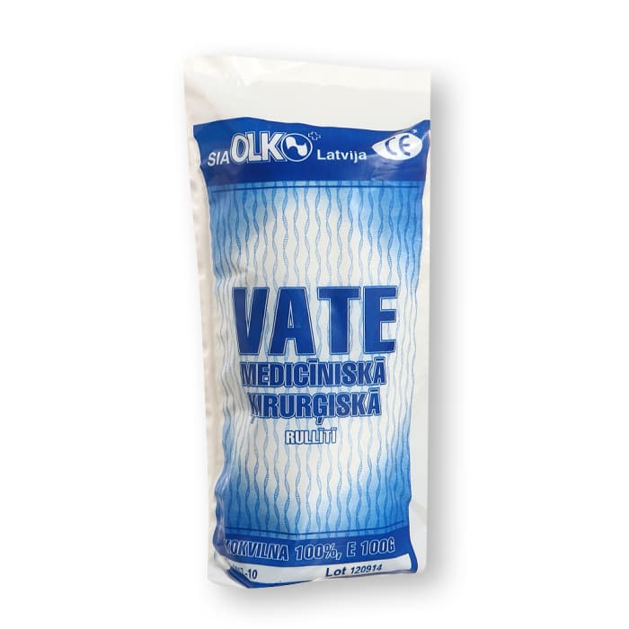 OLKO medicininė vata ritinyje, 100 g-1