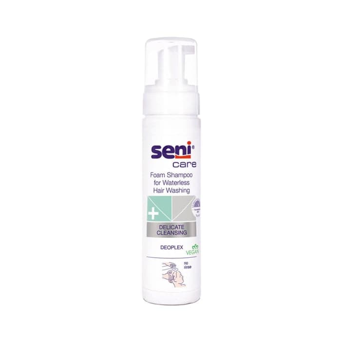 SENI CARE nenuplaunamas šampūnas-putos, 1 vnt., 200 ml