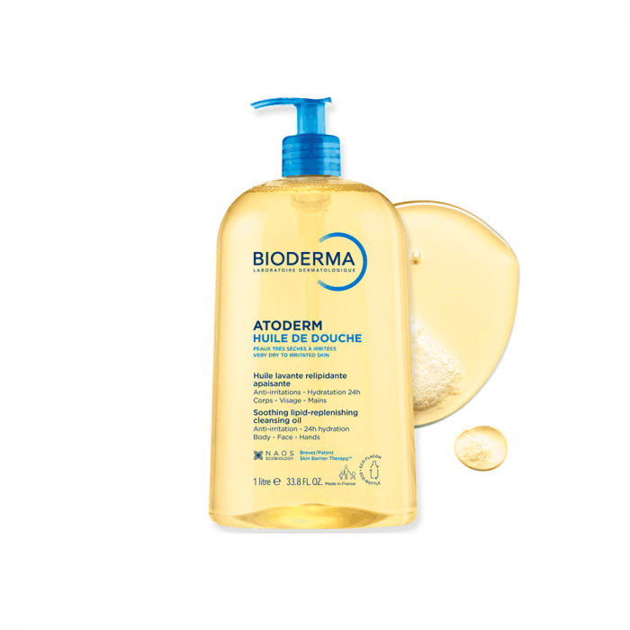 BIODERMA aliejinis prausiklis ATODERM HUILE DE DOUCHE, 1000 ml-1
