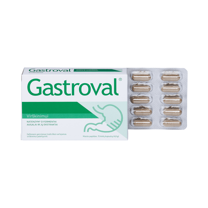 GASTROVAL, 15 kapsulių-1