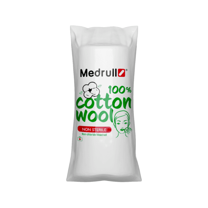 MEDRULL chirurginė vata, 100 g