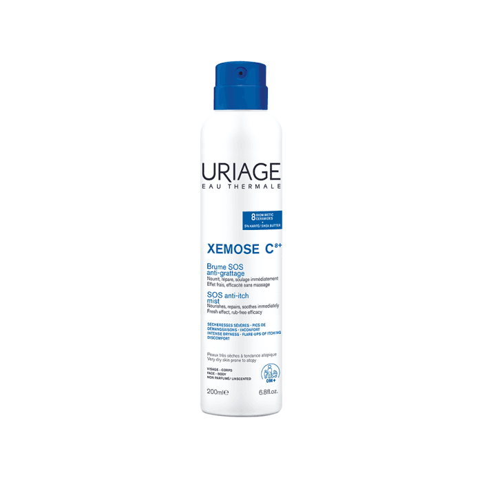 URIAGE dulksna SOS ypač sausai, niežtinčiai odai XEMOSE C8+, 200 ml