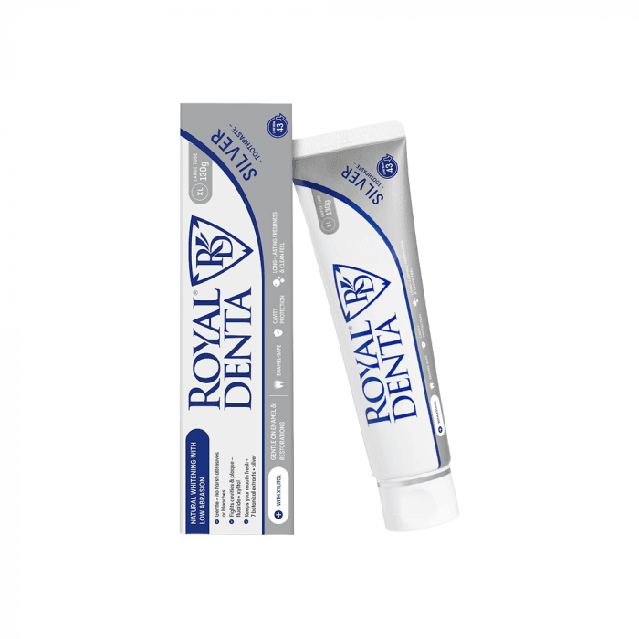 ROYAL DENTA dantų pasta su sidabru SILVER, 130 g-2