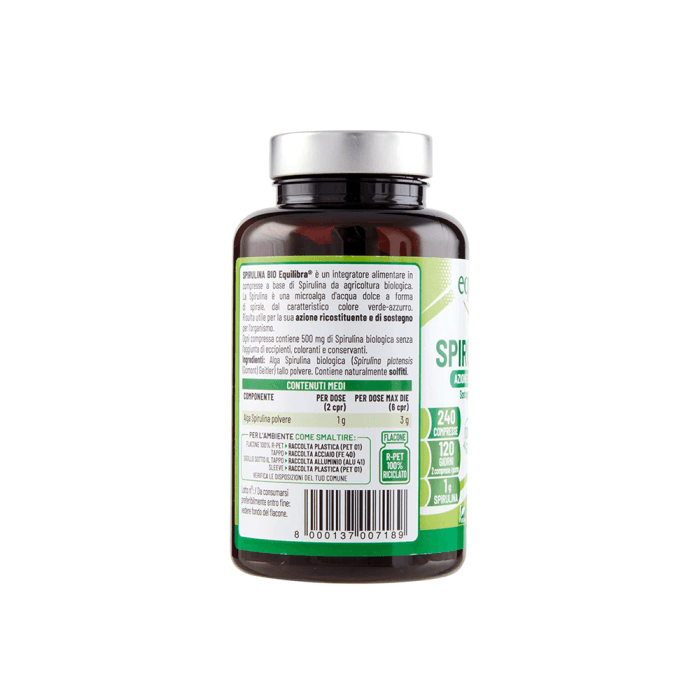 EQUILIBRA SPIRULINA BIO, 240 tablečių-1