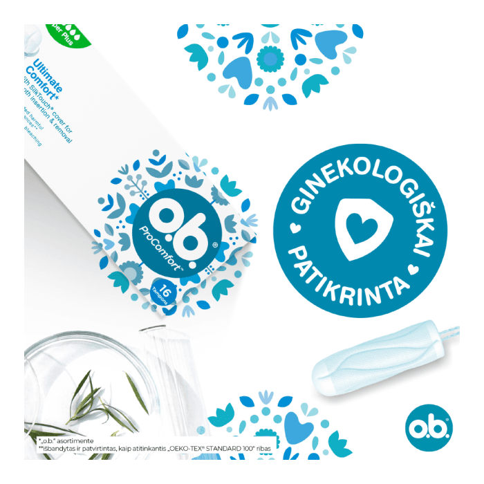 O.B. tamponai PRO COMFORT SUPER PLUS, 16 vnt.-1