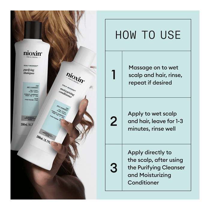 NIOXIN PRO CLINICAL pleiskanojančios galvos odos atstatymo rinkinys SCALP RECOVERY KIT, 500 ml-1